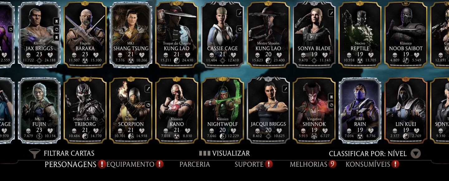 Conta Mortal Kombat Mobile para Iphone - ios