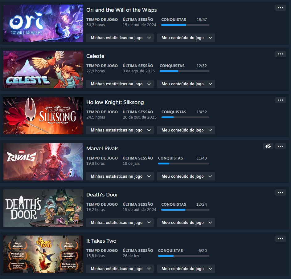 Conta Steam | Full Acesso | +30 jogos | Mais de 5 Anos de Serviço