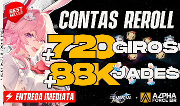 Honkai: Star Rail - Contas Rerroll com JADES | +88.000 JADES ESTELARES!