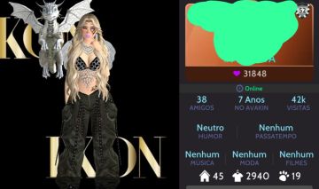Conta feminina Avakin life lv52 (7anos de jogo)
