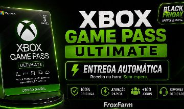 XBOX GAME PASS ULTIMATE/CÓDIGOS/CONTAS - ENTREGA AUTOMÁTICA