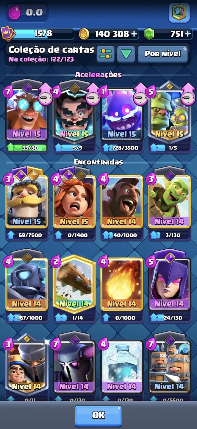 CONTA DUPLA BRAWL STARS (107/108) + CLASH ROYALE (ARENA 24)-FULL ACESSO|MESMO ID