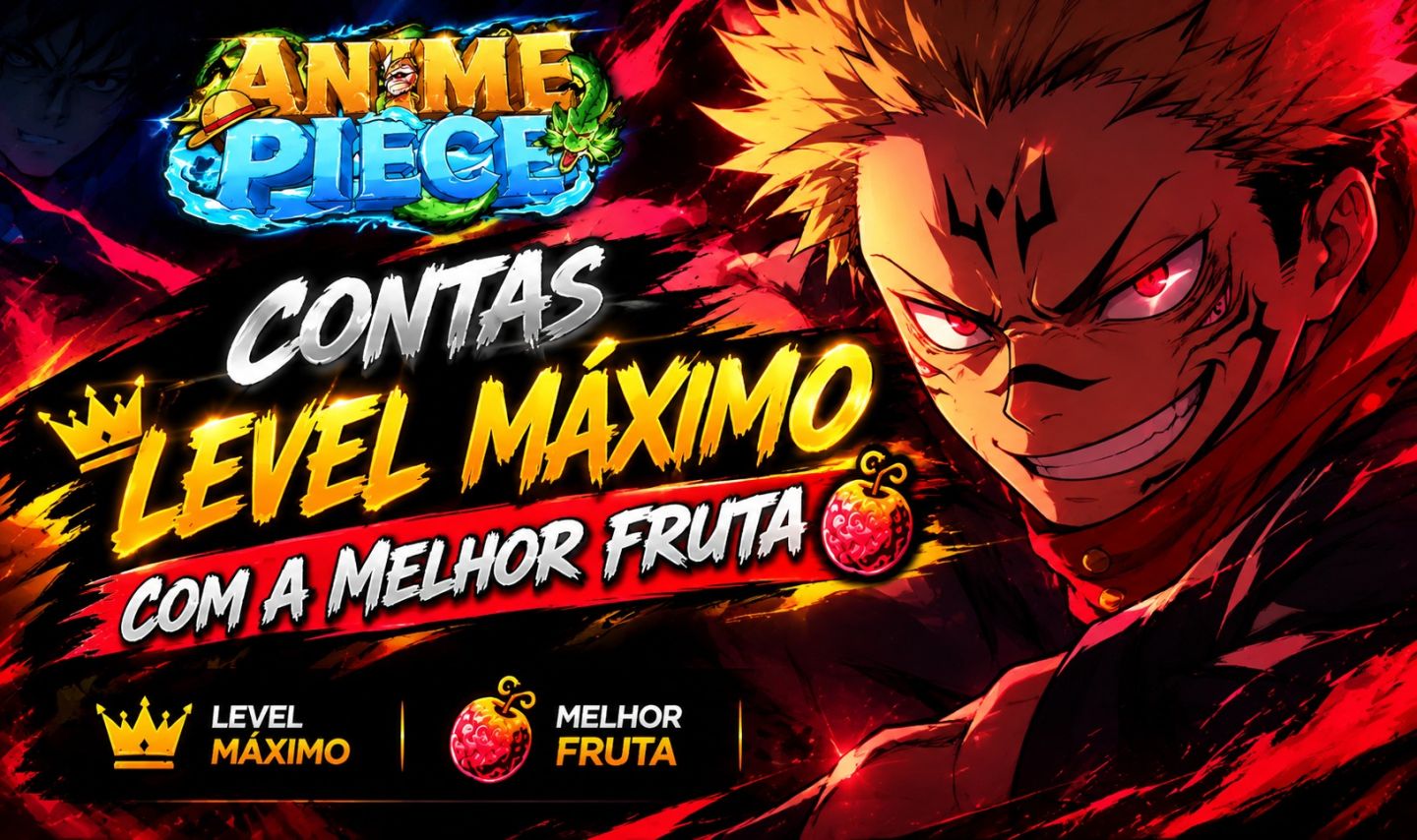 Anime Piece | Contas Level Máximo com Frutas | ENTREGA AUTOMATICA