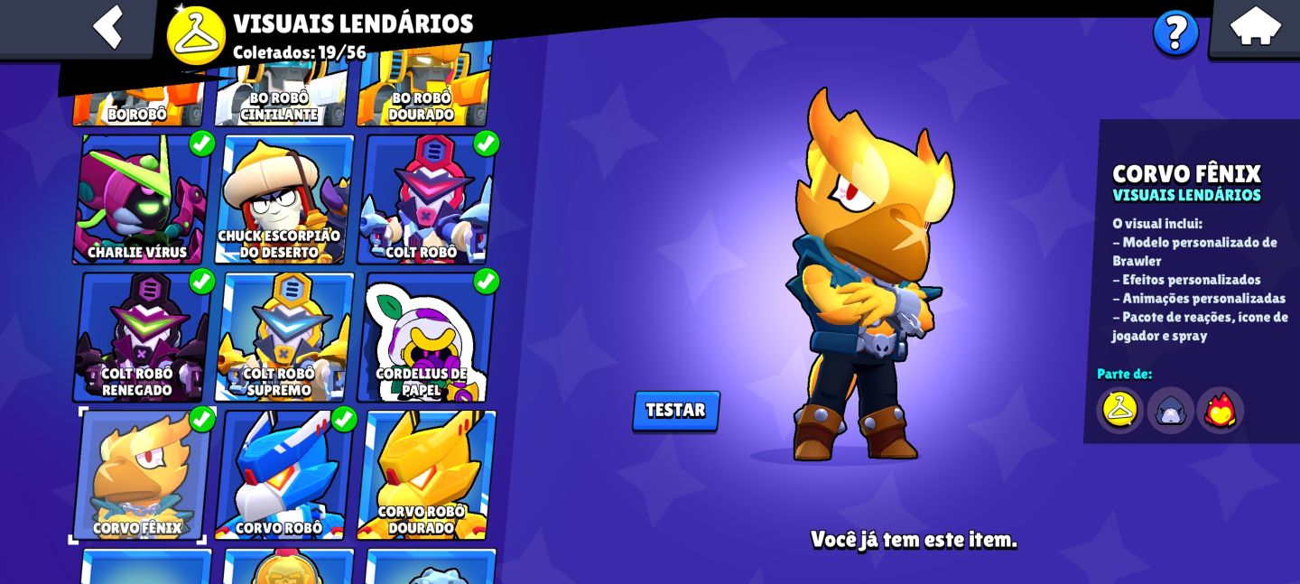 CONTA DE BRAWL STARS 74.4K TROF., 99 HYPERCARGAS, TODOS OS BRAWLERS LEVEL 9+