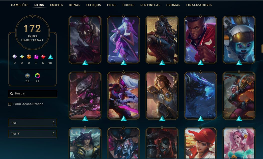 Conta LoL + Valorant + Skins Épicas