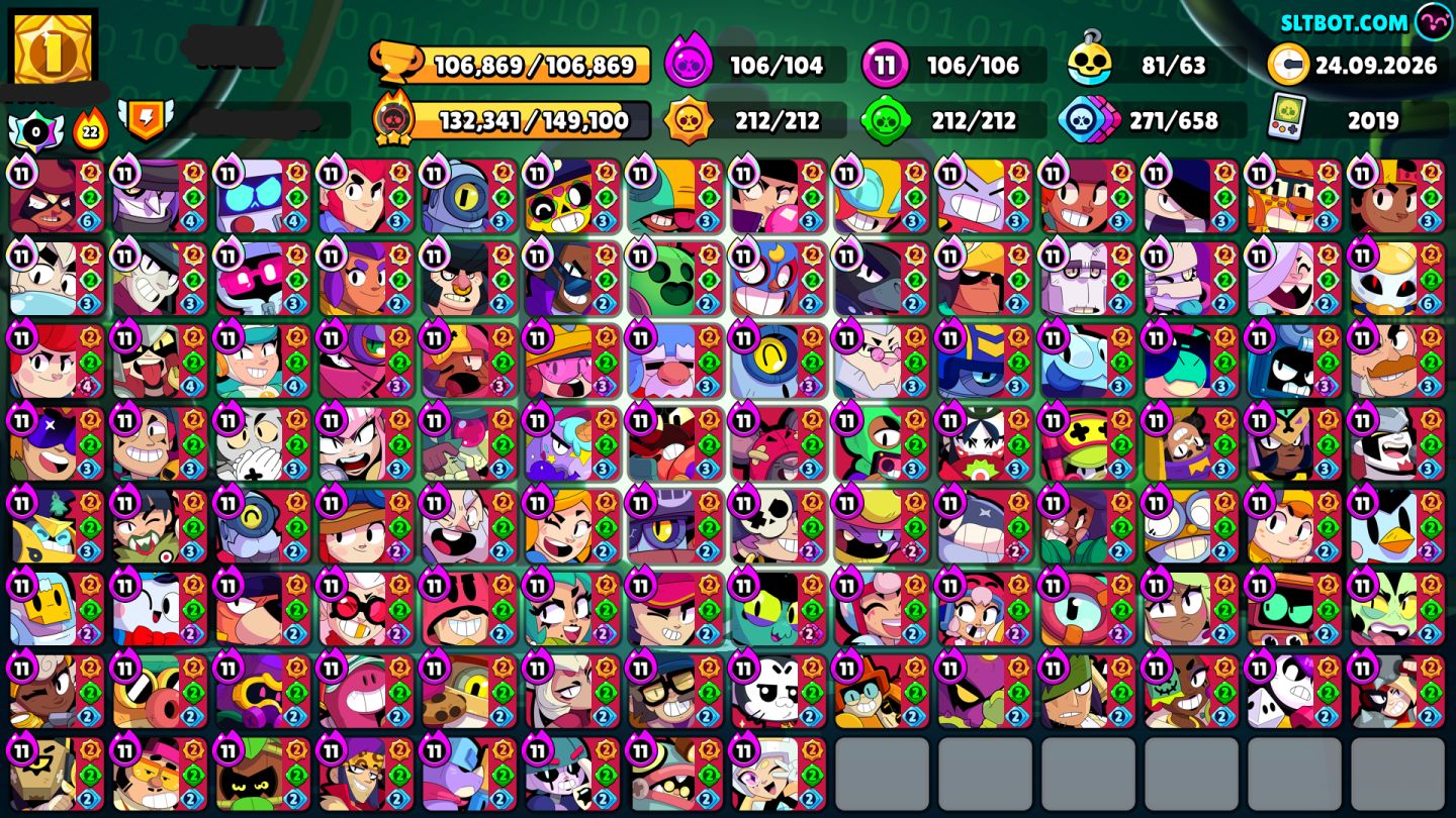 Conta Brawl Stars, 2019, full brawler, varias skins, e muito mais