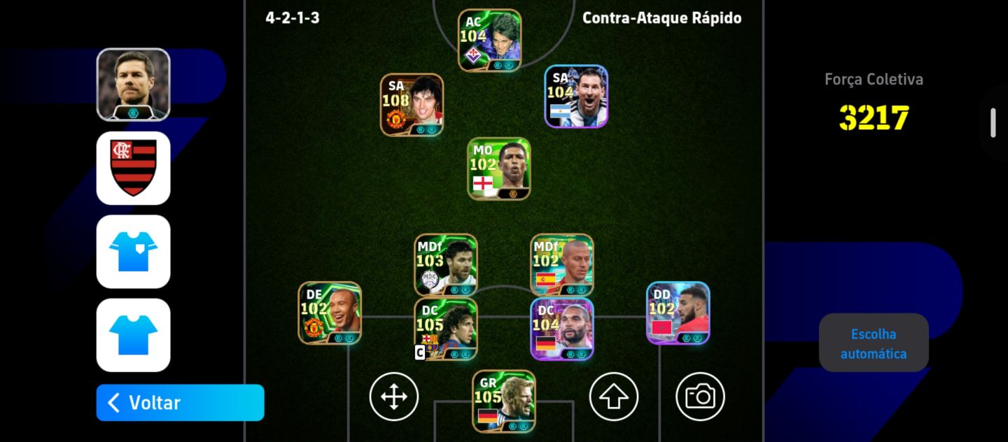 Conta de efootbol não jogo mais
