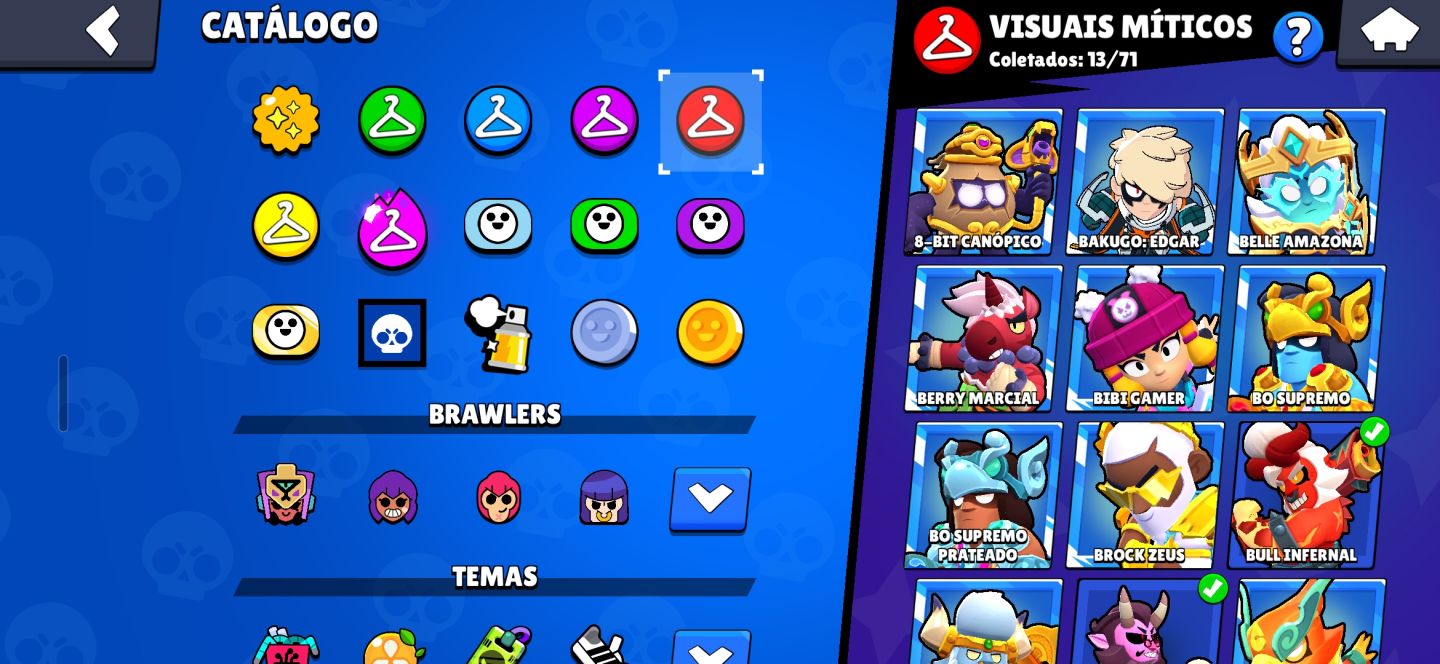 Conta de brawl stars! Com muitas skins e recurso!!