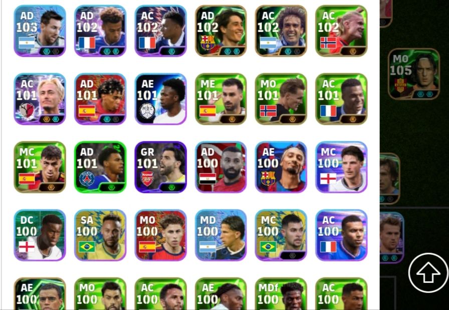 Conta efootball mobile 3200+
