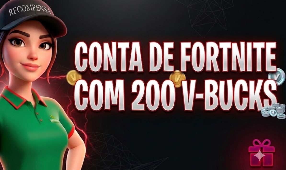 CONTA FORTNITE COM 200 V-BUCKS | GARANTIA E ENVIO RÁPIDO