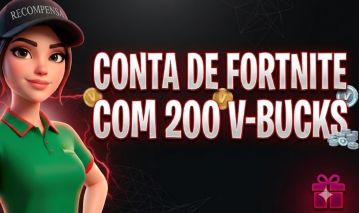 CONTA FORTNITE COM 200 V-BUCKS | GARANTIA E ENVIO RÁPIDO