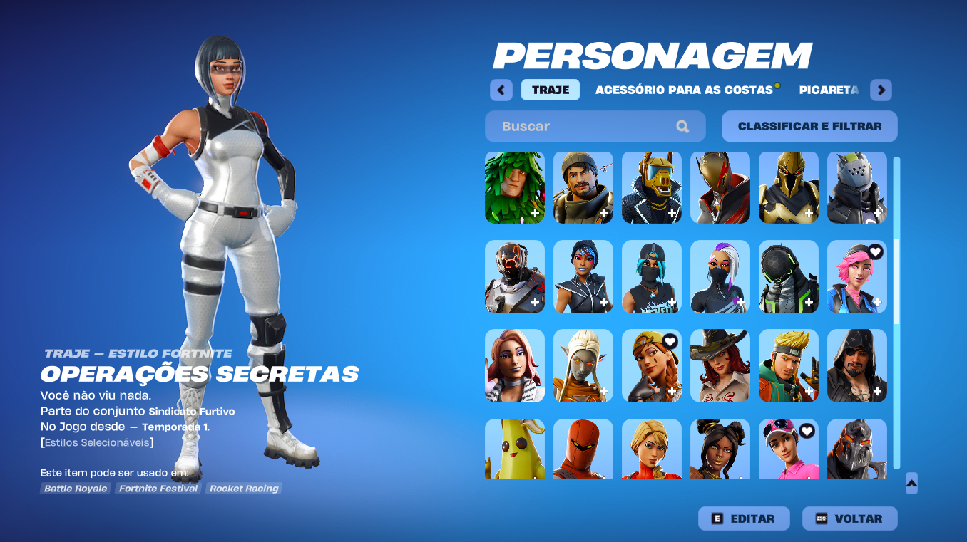 CONTA FORNITE ANTIGA VARIAS SKINS, SKIN DA BISCOITE , PASSE DA 5,6,7 E MAIS PASS