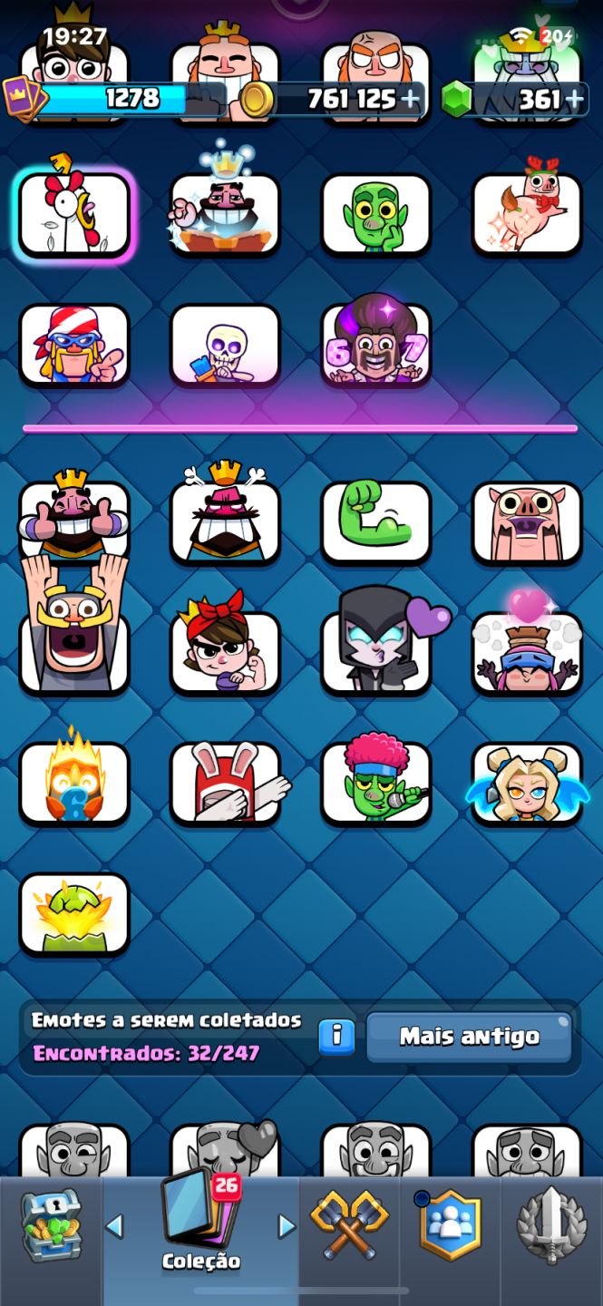 CONTA CLASH ROYALE ARENA 21