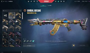 CONTA VALORANT VANDAL ARCANE