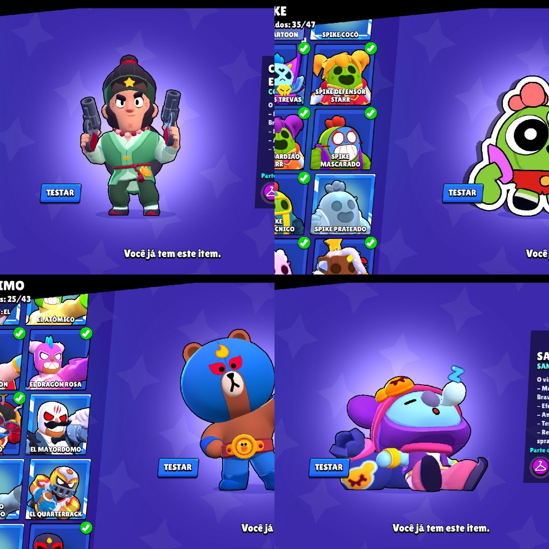Conta Com 3 Pro Passe comprado, todos os Brawler e muito passe plus.