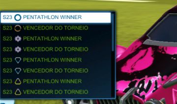 Vendas contas torneios