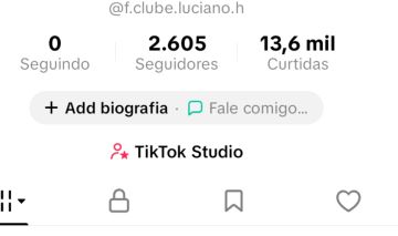 Conta ultra engajada com 2600 seguidores no momento