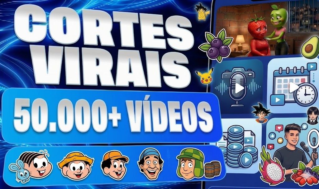 50 MIL CORTES VIRAIS AGORA COM NOVELA DAS FRUTAS