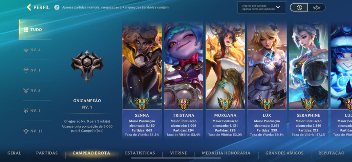 Conta wild rift com essências laranjas