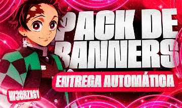PACK DE BANNERS EDITÁVEIS NO CANVA + BARATO DO MERCADO!