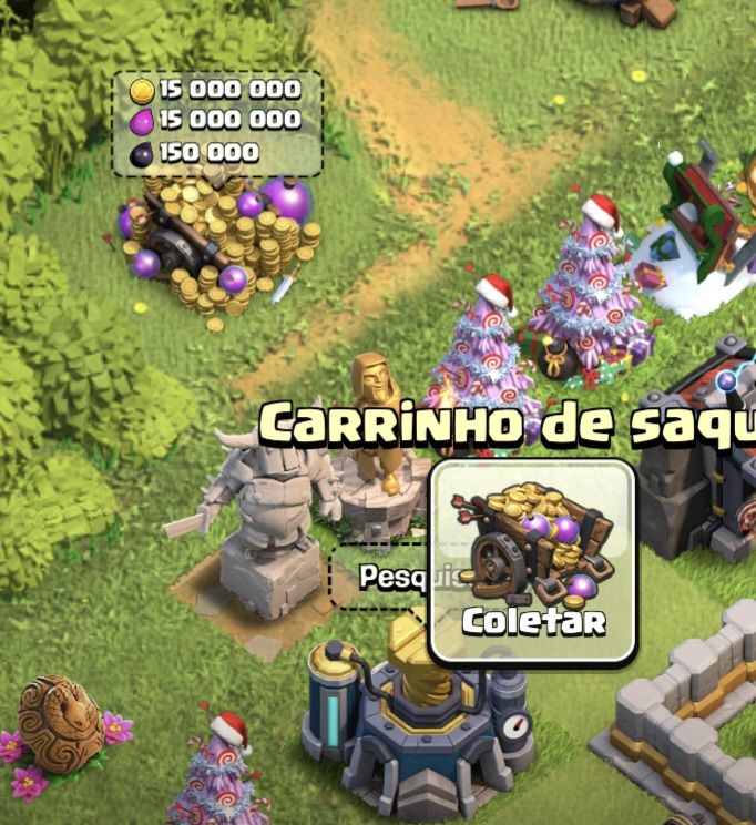 Conta clash of clans cv 12 1400 gemas 5 construtores