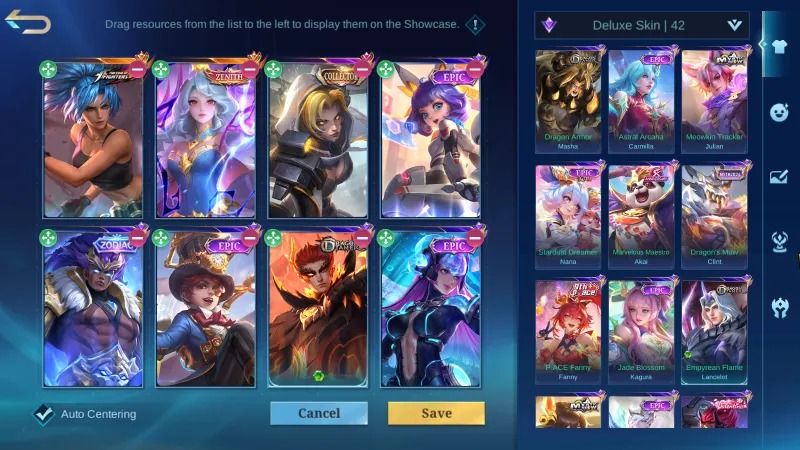 ZENITH VEXANA e 327 SKINS