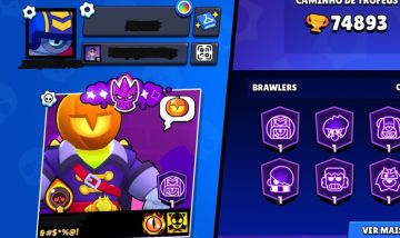 CONTA BRAWL STARS OG | COLEÇÃO COMPLETA + 74K TROFÉUS