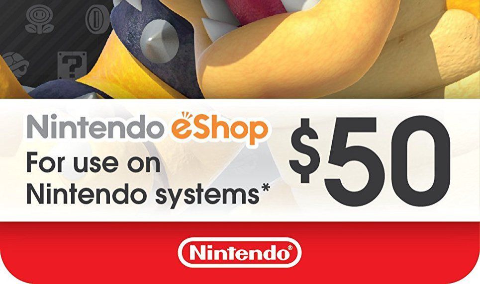 Giftcard Nintendo E-SHOP Americana