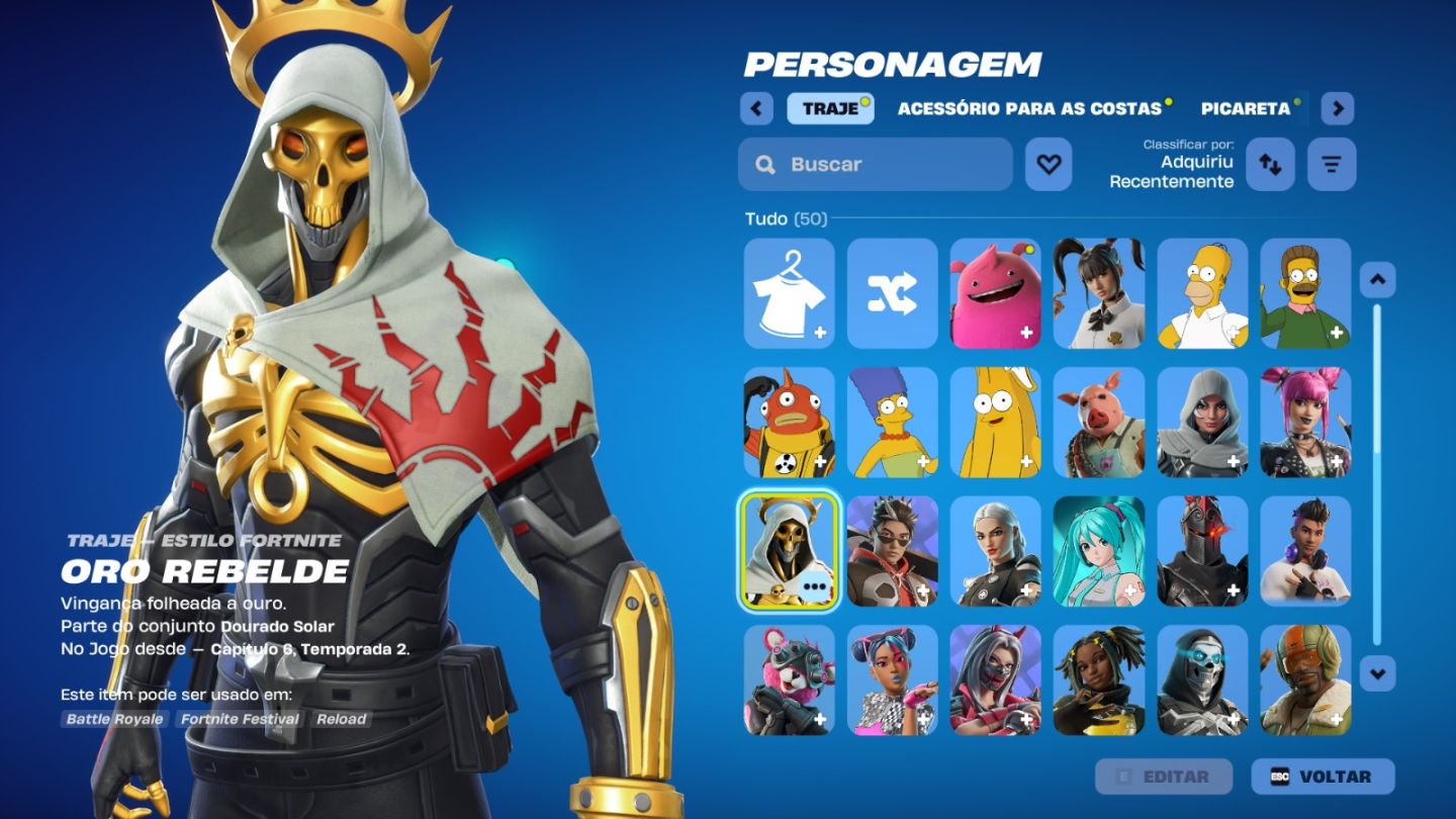 CONTA DE FORTNITE COM 48 SKINS | Hatsune Miku | PROMOÇÃO!