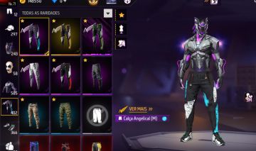CONTA FREE FIRE FULL GEMADA, ANGELICAL, UNICO DONO.