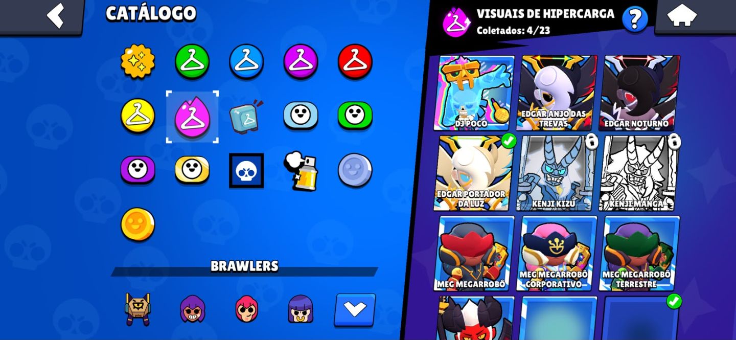 IMPERDÍVEL | 34.7K TROFÉUS | 90 BRAWLERS | MUITOS LVL 11 | GEMADA