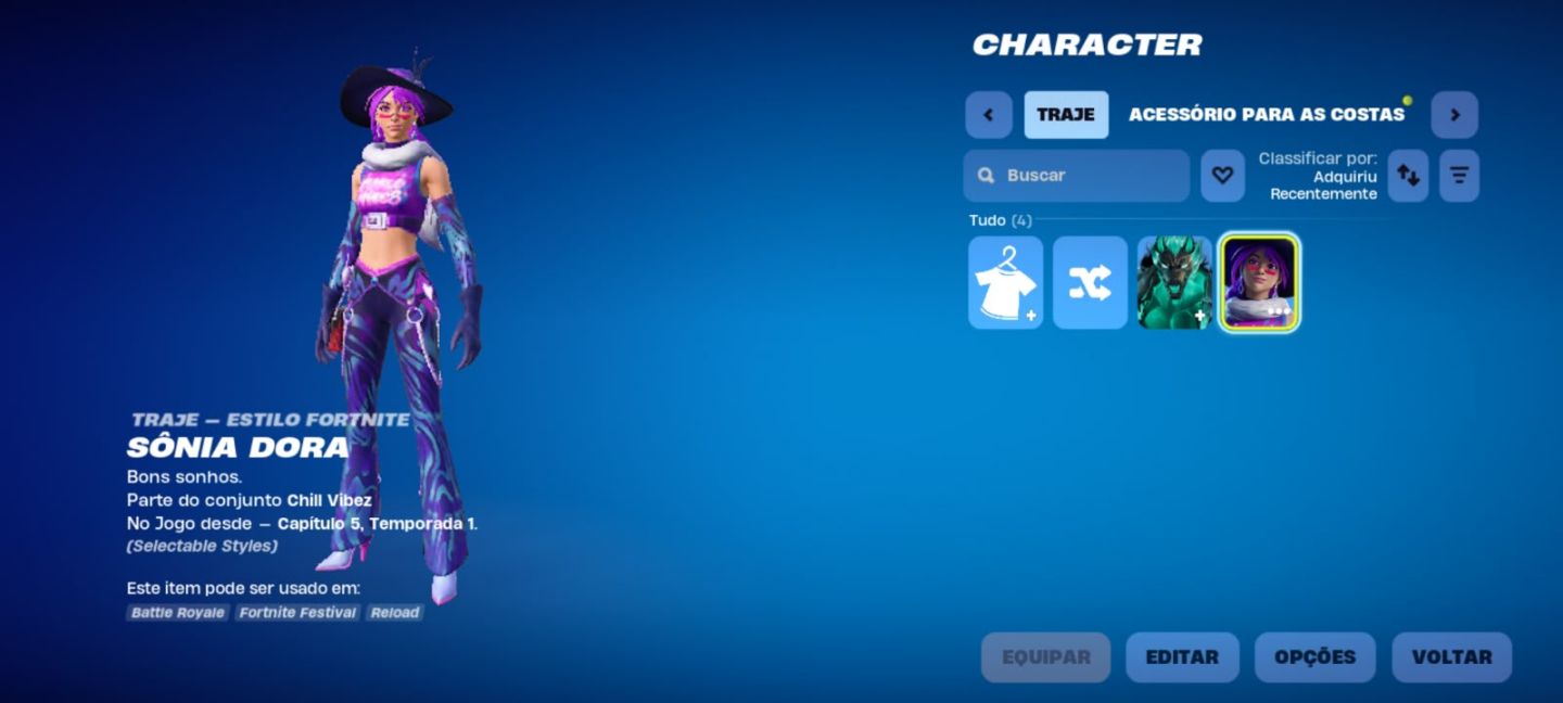 CONTA FORTNITE MULTIPLATAFORMA | 2 SKINS + 150 V-BUCKS