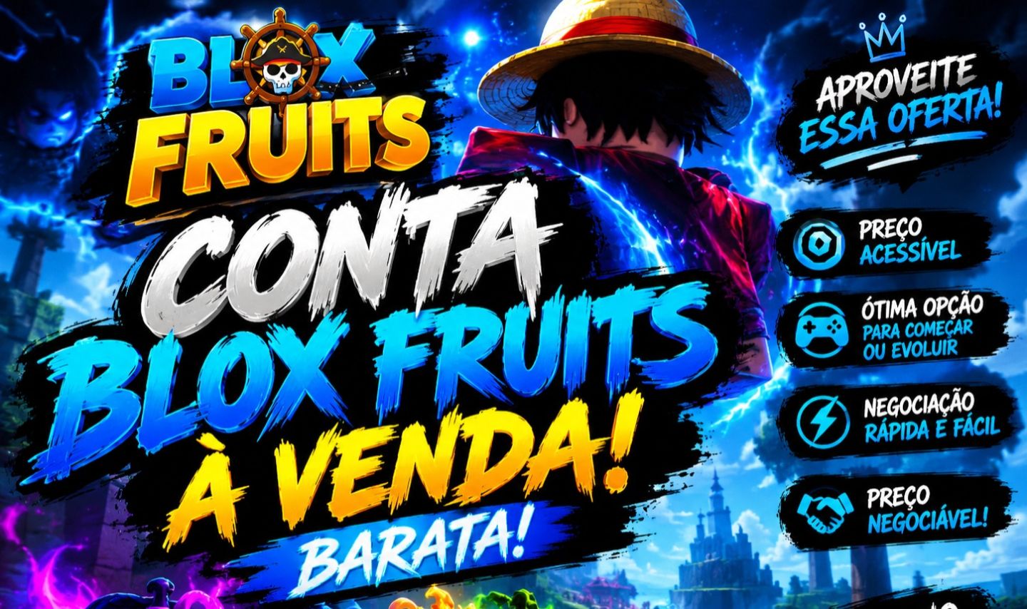 CONTA BLOX FRUITS BARATA! APROVEITE ESSA OFERTA!
