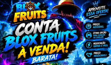 CONTA BLOX FRUITS BARATA! APROVEITE ESSA OFERTA!