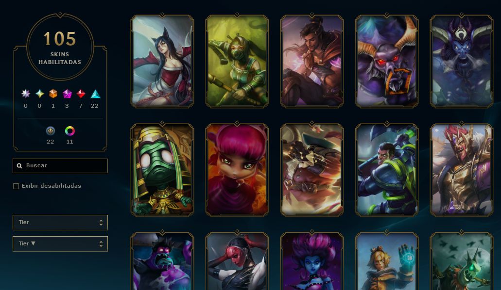 CONTA LOL - PLATINA - LV 117