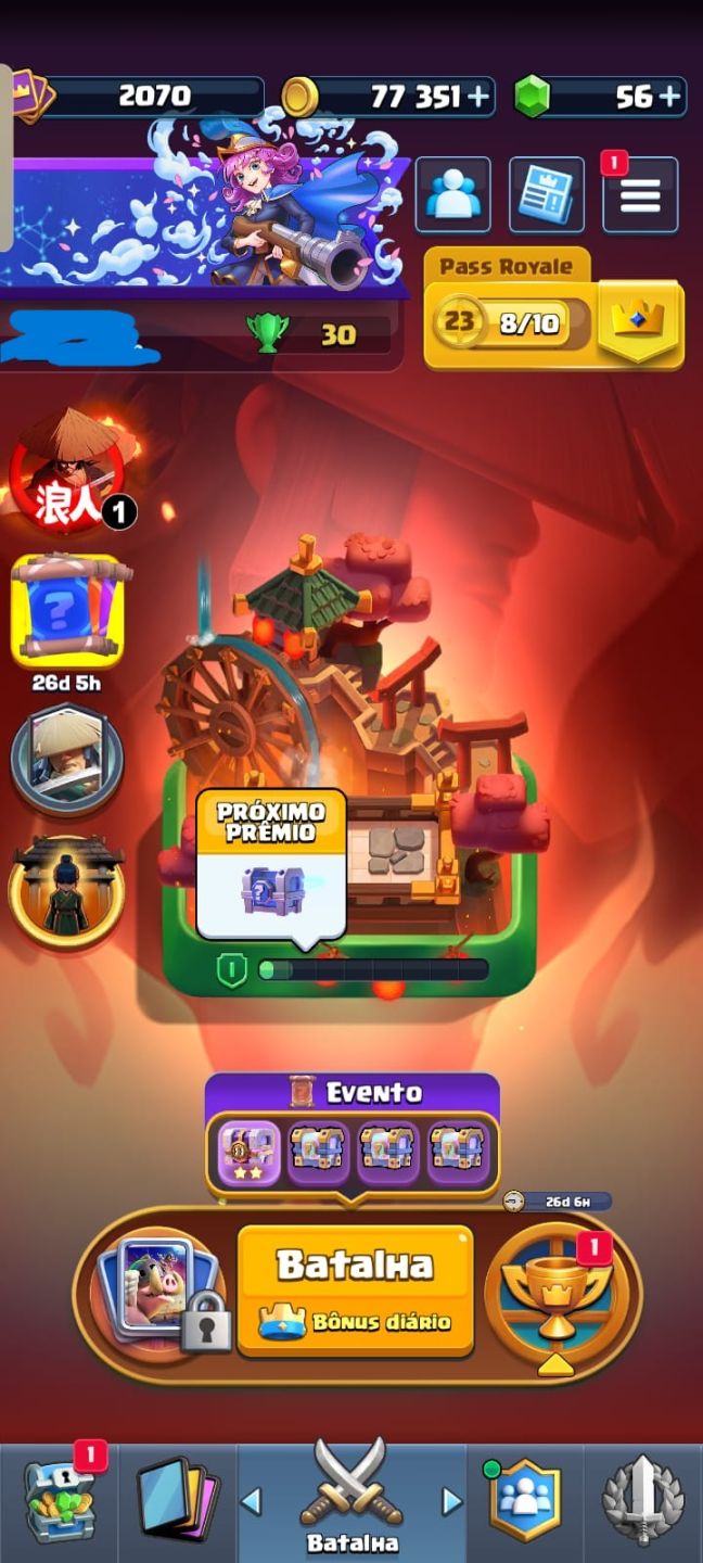 Clash Royale 6 Anos | Rei Max | 48 Max | 31 Evo | 11 Campeões | Pass