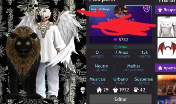 Conta LVL 47 Avakin Life