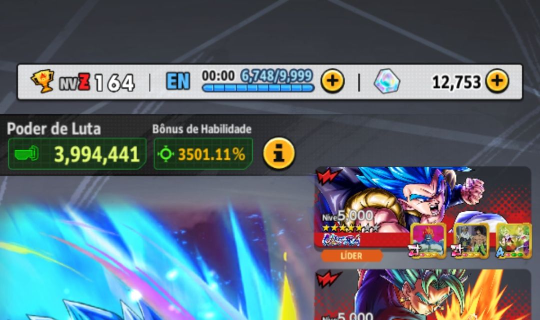 CONTA RECUPERÁVEL | 12.7K CC | MUITOS LL | ZENKAIS | 4M+ PODER | NVZ 164
