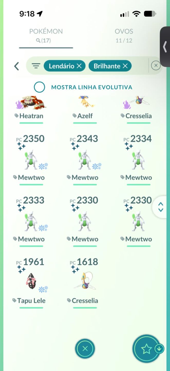 Conta de Pokemon muitos raros level 66