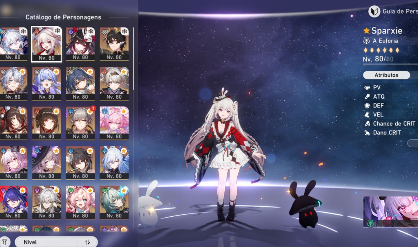 Conta honkai star rail 32 5* endgame + herta e2