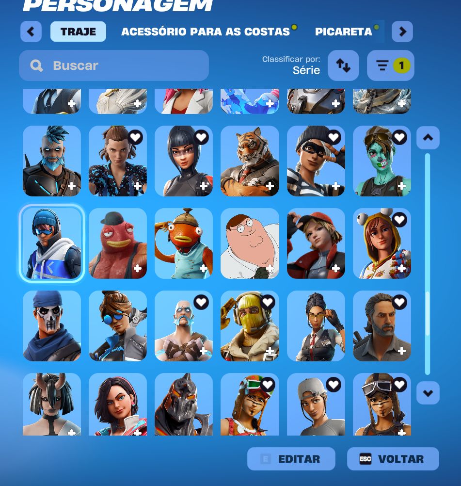 CONTA RARA COM TRAVIS SCOTT, S4+, SALVE O MUNDO FUNDADOR (165 SKINS)
