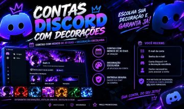 Contas Do Discord Com Decoração de Perfil