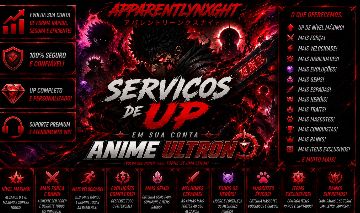 SERVIÇOS DE UP EM SUA CONTA ANIME ULTRON | ROBLOX