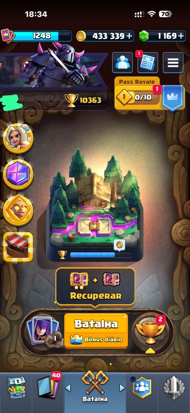 CONTA CLASH ROYALE