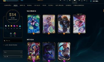 Conta de 2013 | 234 Skins + 307 Ícones + 261 Emotes [Full Acesso]