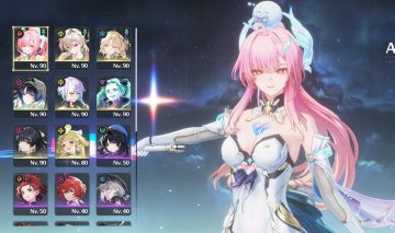 Aemeath S4 + Lucy S3 + Yanyang Xualing + Rebeca + Lynae -Todas com arma + Suisui