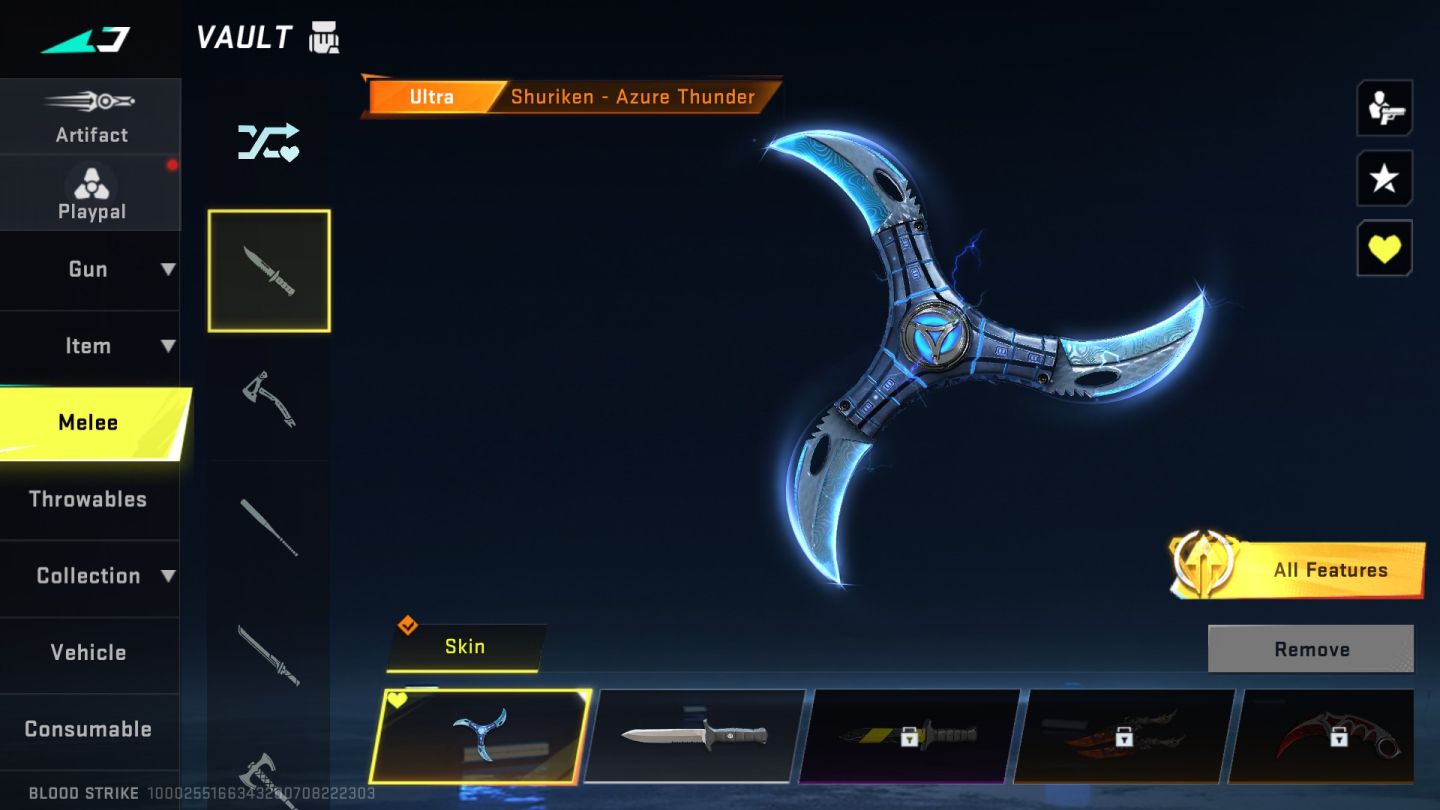 Conta Blood Strike Completa Vários Itens e Skins