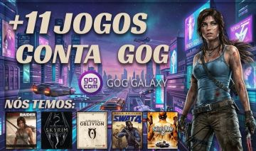CONTA GOG 11 JOGOS AAA | SKYRIM SPECIAL EDITION, SWAT 4, TOMB RAIDER GOTY