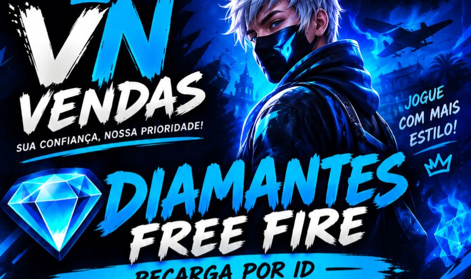 DIAMANTES FREE FIRE VIA ID Compre seus diamantes free fire! 100% com segurança
