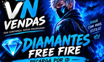 DIAMANTES FREE FIRE VIA ID Compre seus diamantes free fire! 100% com segurança
